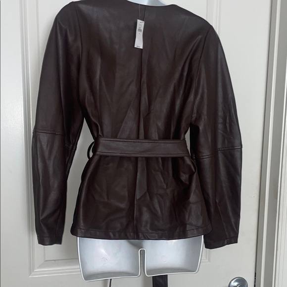 Banana Republic Faux Leather Top! - Picture 2 of 2